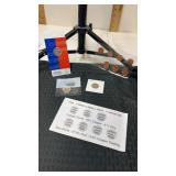 1982 large and small date copper cents ,