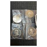 2000 republic of Liberia $5 copper nickel coins