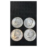 4.  1965,1966  Kennedy half dollars 40% silver