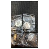 2000 republic of Liberia $5 copper nickel coins