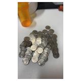 Approximately 85 Nebraska state quarters