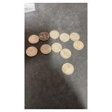 11 Buffalo Nickels