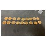 18 Sacagawea Dollar Coins