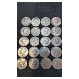 Bicentennial  Kennedy half dollars 1776-1976