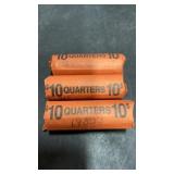 3 Rolls Quarters 1980s & 1990s