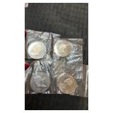 2000 republic of Liberia $5 copper nickel coins