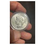 1927 Peace Silver Dollar