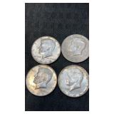 4.  1965, 1966, 1968. Kennedy half dollars 40%