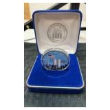 America United 2001colorized  silver eagle dollar