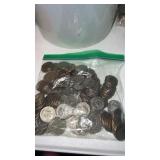 1 lb 12oz  bag of mixed date unsearched quarters