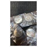 2000 republic of Liberia $5 copper nickel coins