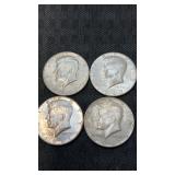4.  1967 Kennedy half dollars 40% silver