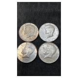 4.  1967 Kennedy half dollars 40% silver
