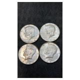 4.  1968 Kennedy half dollars 40% silver