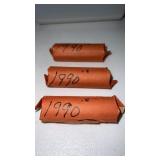 3 rolls of 1990ï¿½s  unsearched quarters