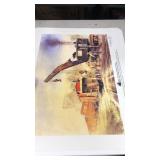 National rail road museum print signed and dated