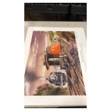 National rail road museum print signed and dated