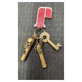 Conductor whistles and key
