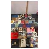 Approx 50 Railroad Playing Cards Decks, Some
