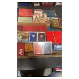 Approx 40 Vintage Railroad Playing Cards Decks