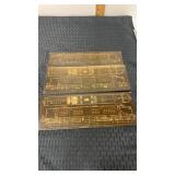 Photoetched metal plaque