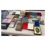 Approx 35 Railroad Playing Card Decks, Some