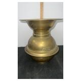 B& O Railroad Brass Spittoon , Has Crack