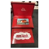 Iron horse of the west railroad playing cards on