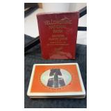 Yellowstone national park souvenir playing cards