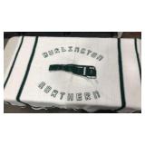 Crocheted Burlington Northern blanket dimensions