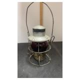 Paradise & Pacific Railroad Adlake Lantern Red