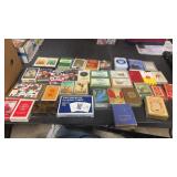 Approx 40 Playing Cards Decks, Political Tobacco,
