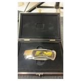 Norfolk southern pocket watch in wooden display