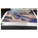 Southern Pacific Railroad Print, 1947 Santa Cruz