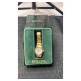 Bulova sans fe watch gold tone