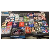 Approx 35 Random Playing Card Decks, Football ,