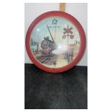 Railroad Round Battery Clock