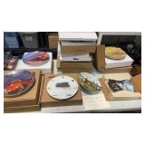 Lot of Railroad Collector Plates, Some