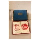 2 2 sets decks of railroad playing cards