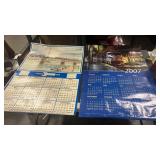 1980 & 2007 Amtrak Railroad Calendars, Approx