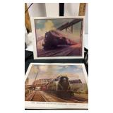 Group of miscellaneous train pictures