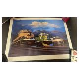 Burlington Northern Railroad Signed Print by John