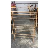 Portable folding drying rack