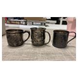 1 Towle  sterling  cup , 1  sterling cup and 1