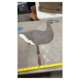 Vintage Tin Goose Decoy