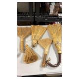 Straw broom decorations