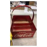 Vintage Metal Coca Cola 12 Bottle Carrier 15