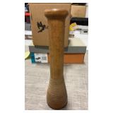 Wooden spool textile mill thread bobbin spindle