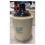 Western stoneware crock jug  9.5ï¿½  some flaws