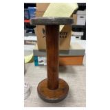 Large industrial wood wooden bobbin spool